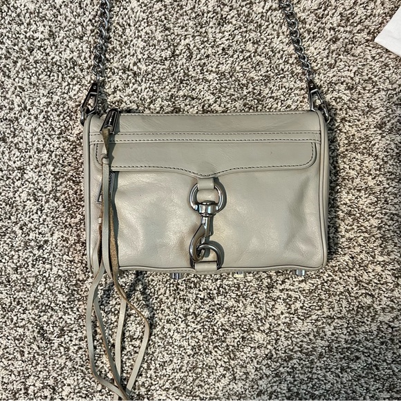 Rebecca Minkoff Mini M.A.C Leather
Crossbody Bag - Khaki - Picture 2 of 6